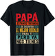Dia Del Padre En Espanol Latino Funny Fathers Day Spanish T-Shirt - T-Shirt | Black