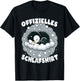 Official Sleep Shirt Penguin Pyjamas Cute Sleep , black T-Shirt - T-Shirt | Black