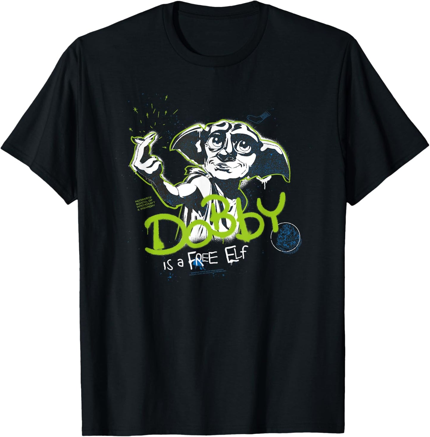 Harry Potter Dobby A Free Elf , black T-Shirt - T-Shirt | Black