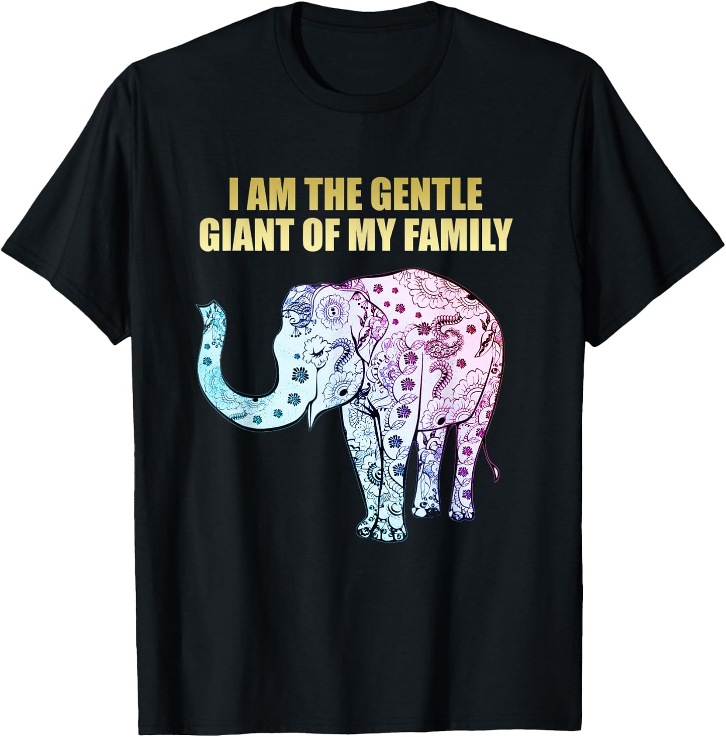 Elephant Gentle Giant T-Shirt - T-Shirt | Black