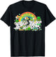 Lucky Dalmatian St Patricks Day Irish Dalmatian Dog Mom T-Shirt - T-Shirt | Black