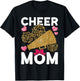 Funny Cheerleading Mom Cheer Mom T-Shirt - T-Shirt | Black