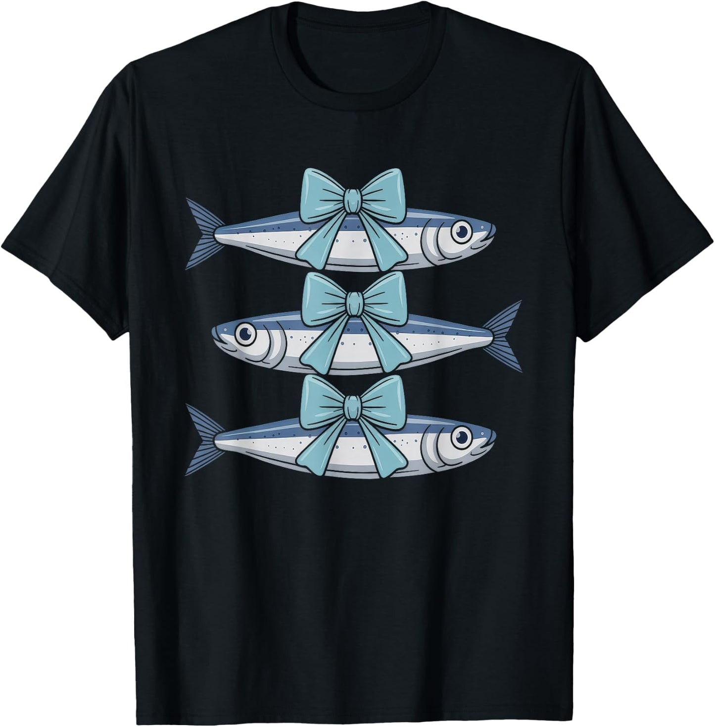 Bow Sardines Beach Women's T-Shirt - T-Shirt | Black