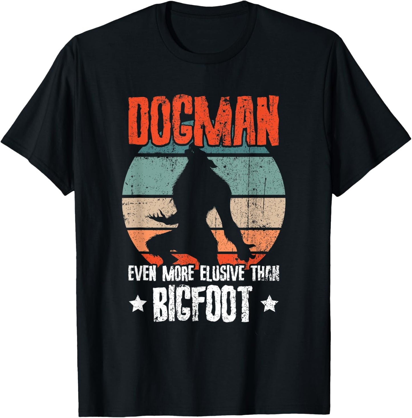 Michigan Cryptids Cryptozoology Monsters Michigan Dogman T-Shirt - T-Shirt | Black