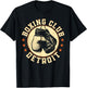 Boxing Club Detroit Gloves Graphic for a Boxing Lover T-Shirt - T-Shirt | Black