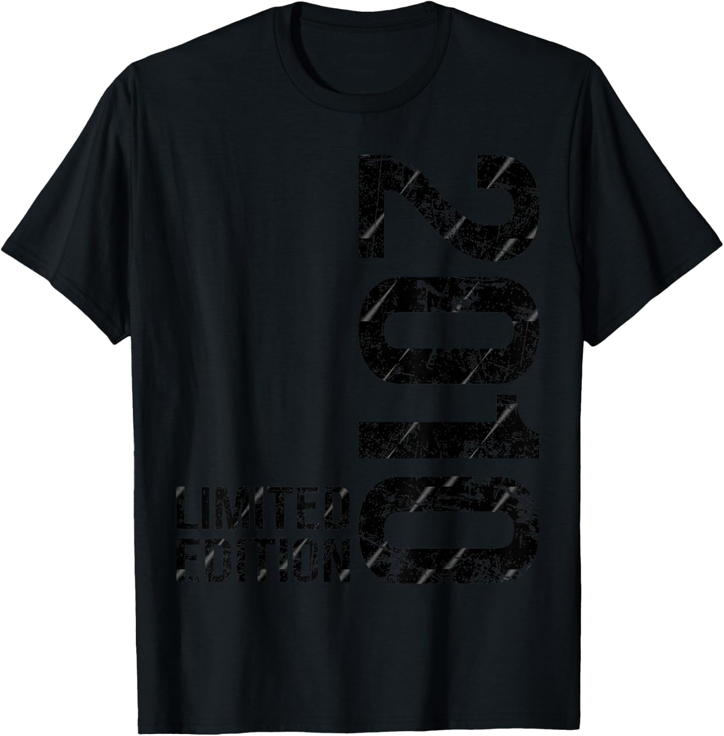15 Years Birthday Boys Girls Vintage 2010 T-Shirt - T-Shirt | Black