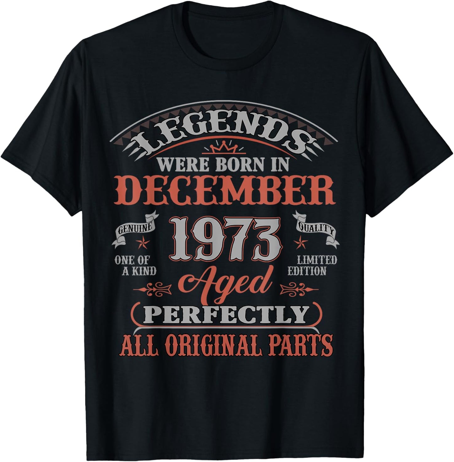 52 Yrs Old T-Shirt - T-Shirt | Black