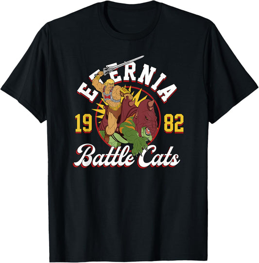 Masters of The Universe - Eternia Battle Cats T-Shirt - T-Shirt | Black