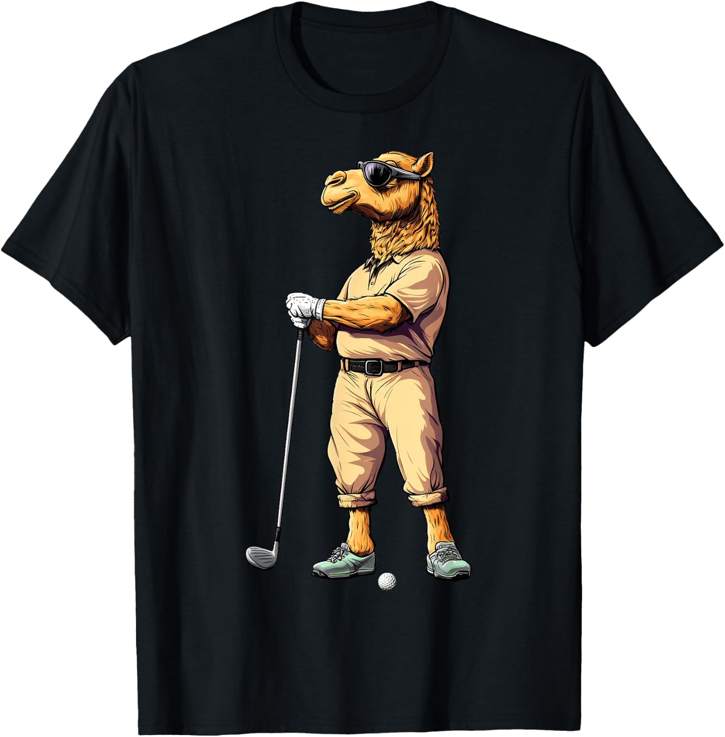 Camel Golf T-Shirt - T-Shirt | Black
