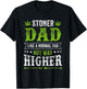 Funny Weed Kleidung für Stoner Dad Cannabis Apparel T-Shirt - T-Shirt | Black