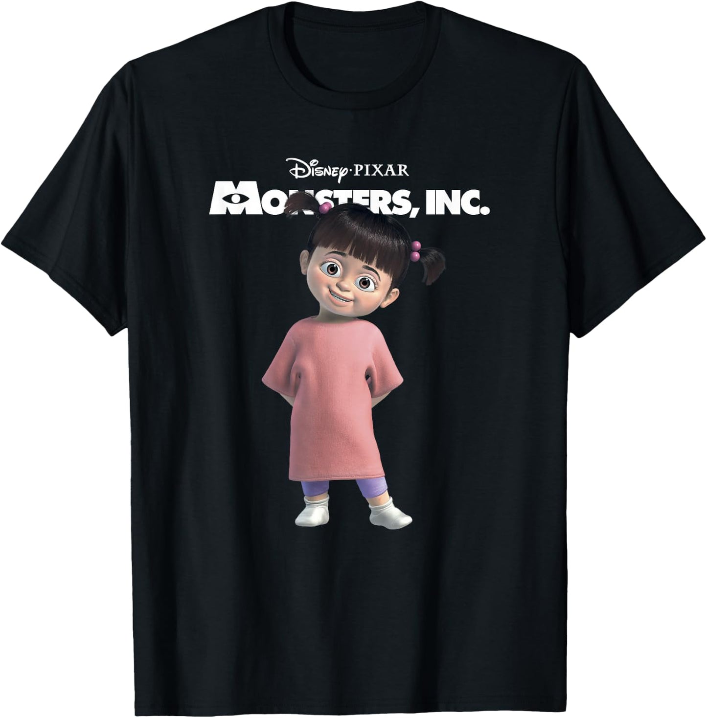 Disney Pixar Monsters, Inc. Boo Girl T-Shirt - T-Shirt | Black
