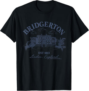 Bridgerton House Offiziell lizenziert T-Shirt - T-Shirt | Black