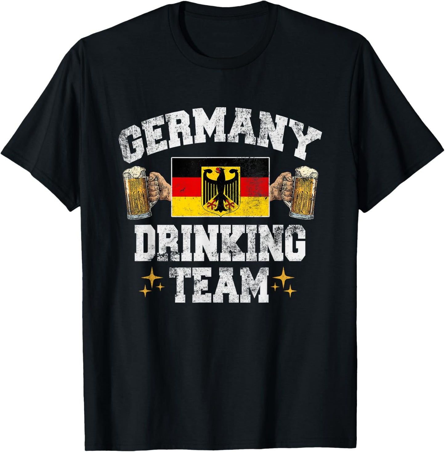 Germany Drinking Team Germany Beer Festivals Oktoberfest T-Shirt - T-Shirt | Black