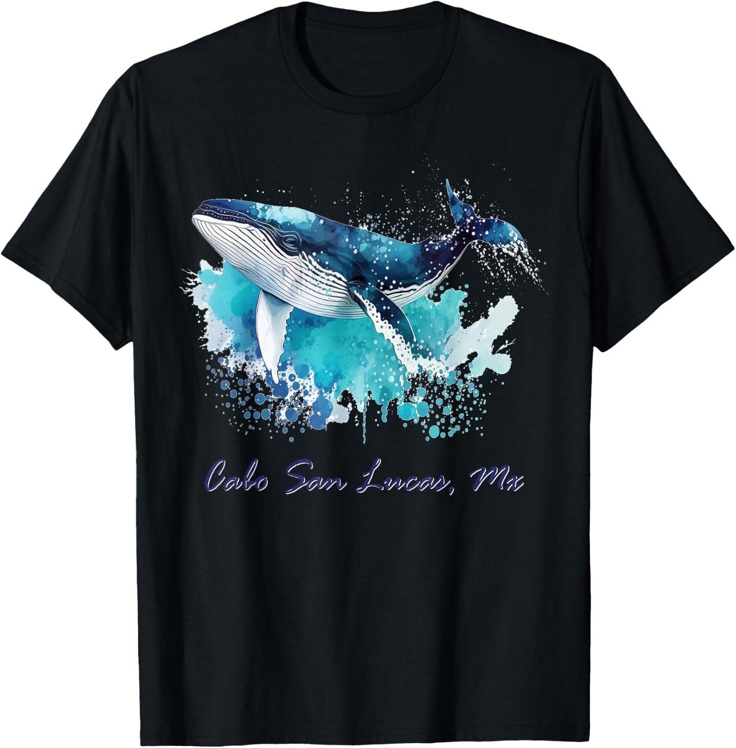 Cabo San Lucas, MX - Whale Watching T-Shirt - T-Shirt | Black
