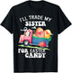 I'll Trade My Sister For Easter Candy Kids Girl Bunny Funny T-Shirt - T-Shirt | Black