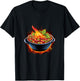 Chili Pepper Steaming Chili Bowl Spicy Pepper T-Shirt - T-Shirt | Black