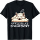 Official Sleep Shirt White Shepherd Shepherd Dog , black T-Shirt - T-Shirt | Black