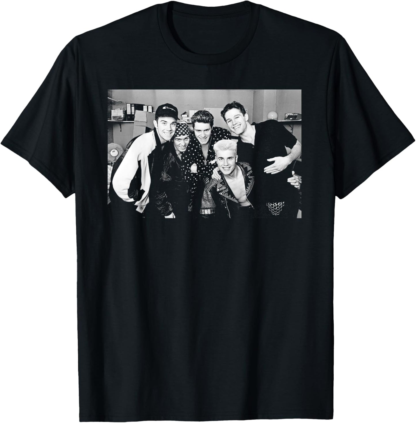 Take That Boyband Backstage Nightclub 1991 , black T-Shirt - T-Shirt | Black