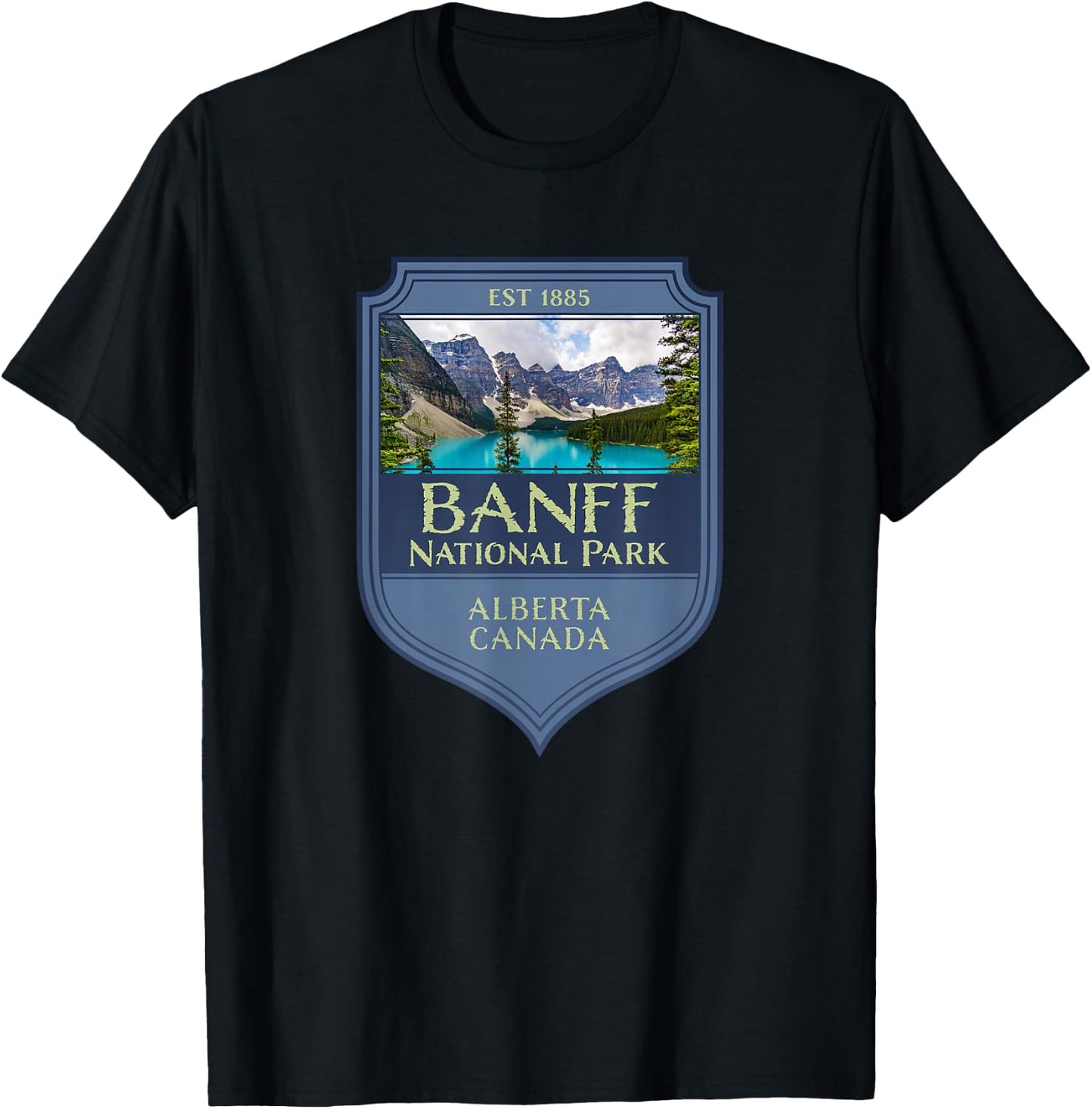 Banff Nationalpark Alberta Kanada T-Shirt - T-Shirt | Black