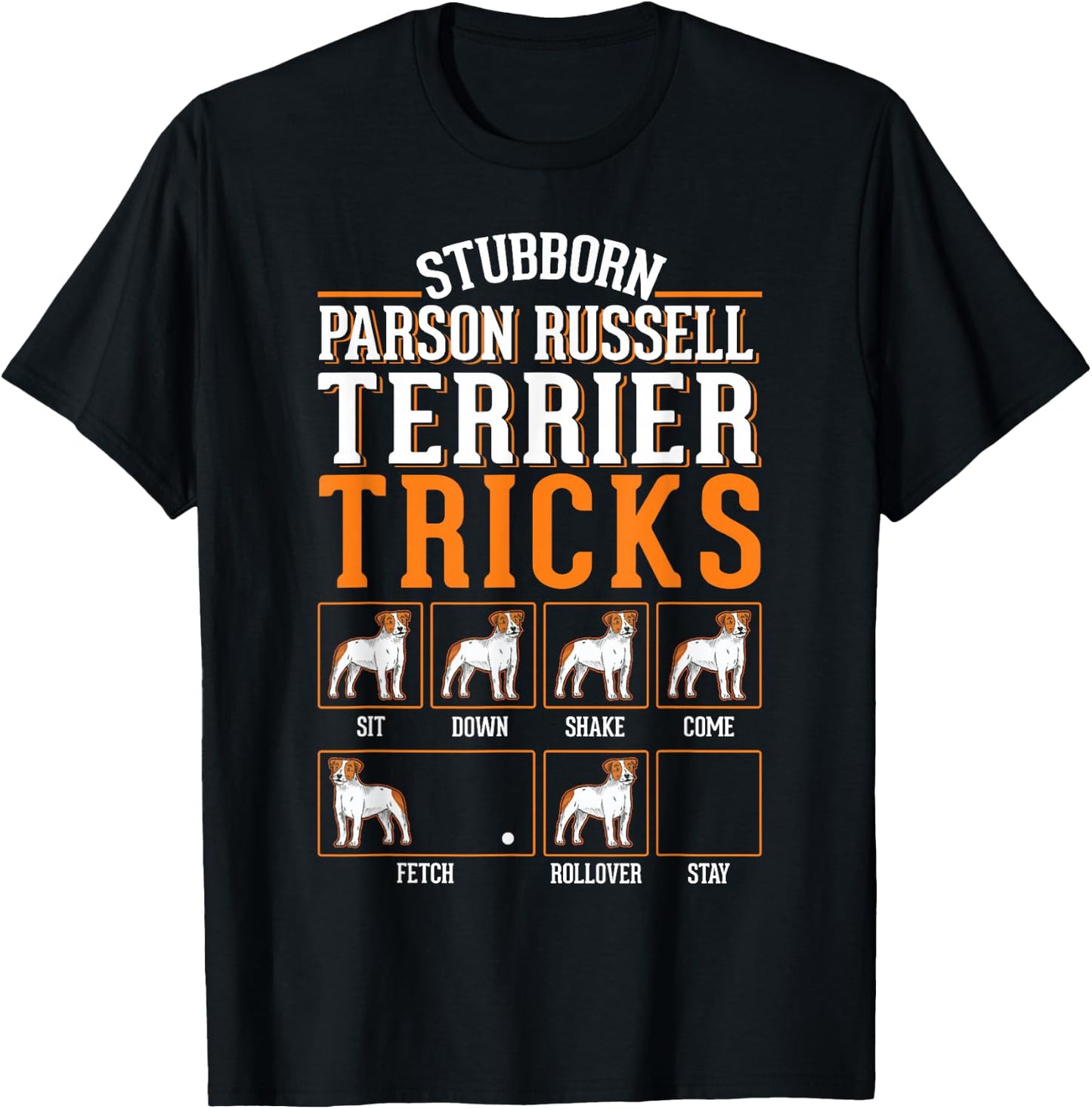 Parson Russell Terrier Dog Tricks T-Shirt - T-Shirt | Black