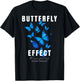 Butterfly Effect BACKPRINT Techno Festival Tekk T-Shirt - T-Shirt | Black