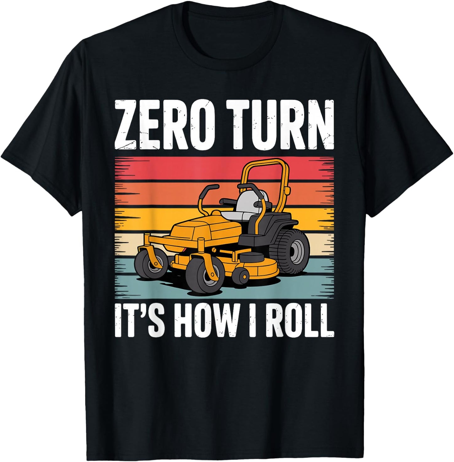 Zero Turn Mower Art Women Lawn Mower Zero Turn T-Shirt - T-Shirt | Black