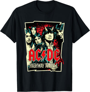 AC/DC Highway to Hell Illustration T-Shirt - T-Shirt | Black