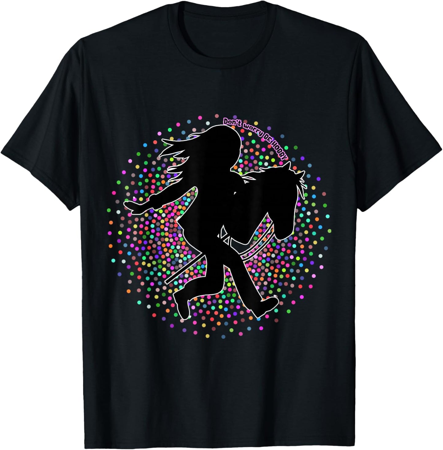 Hobby Horse- Hobbyhorse- Hobby Horsing - Hobby Horse Leisure , Black, S T-Shirt - T-Shirt | Black