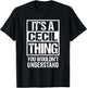 It's A Cecil Thing You Wouldn't Understand - First Name T-Shirt - T-Shirt | Black