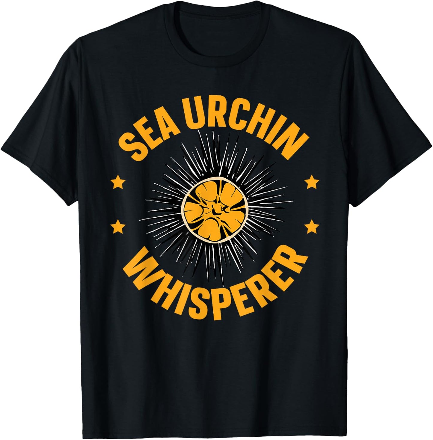 Sea Urchin Whisperer Design for a Sea Urchin fan T-Shirt - T-Shirt | Black