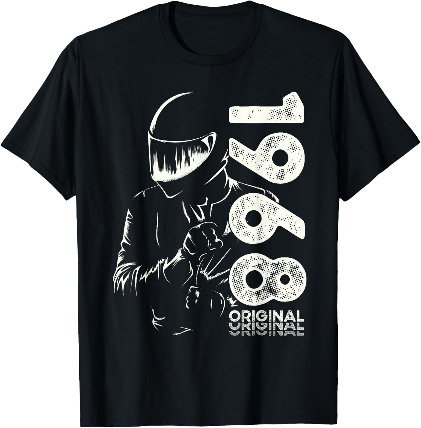 53rd Birthday Man Motorcycle Biker Biker 1968 T-Shirt - T-Shirt | Black