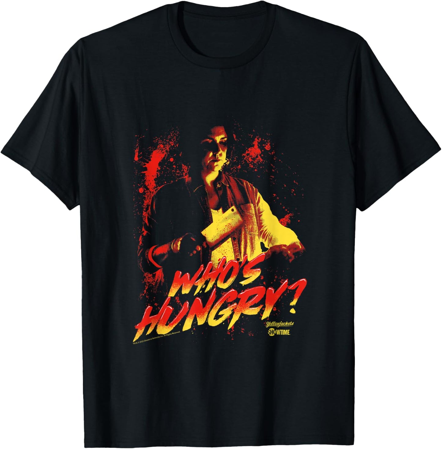 Yellowjackets Who's Hungry? T-Shirt - T-Shirt | Black