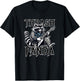 Heavy Metal Rock Raccoon Funny Trash Panda T-Shirt - T-Shirt | Black