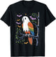 Funny Ghost Parrot Lovers Spooky Halloween Costume T-Shirt - T-Shirt | Black