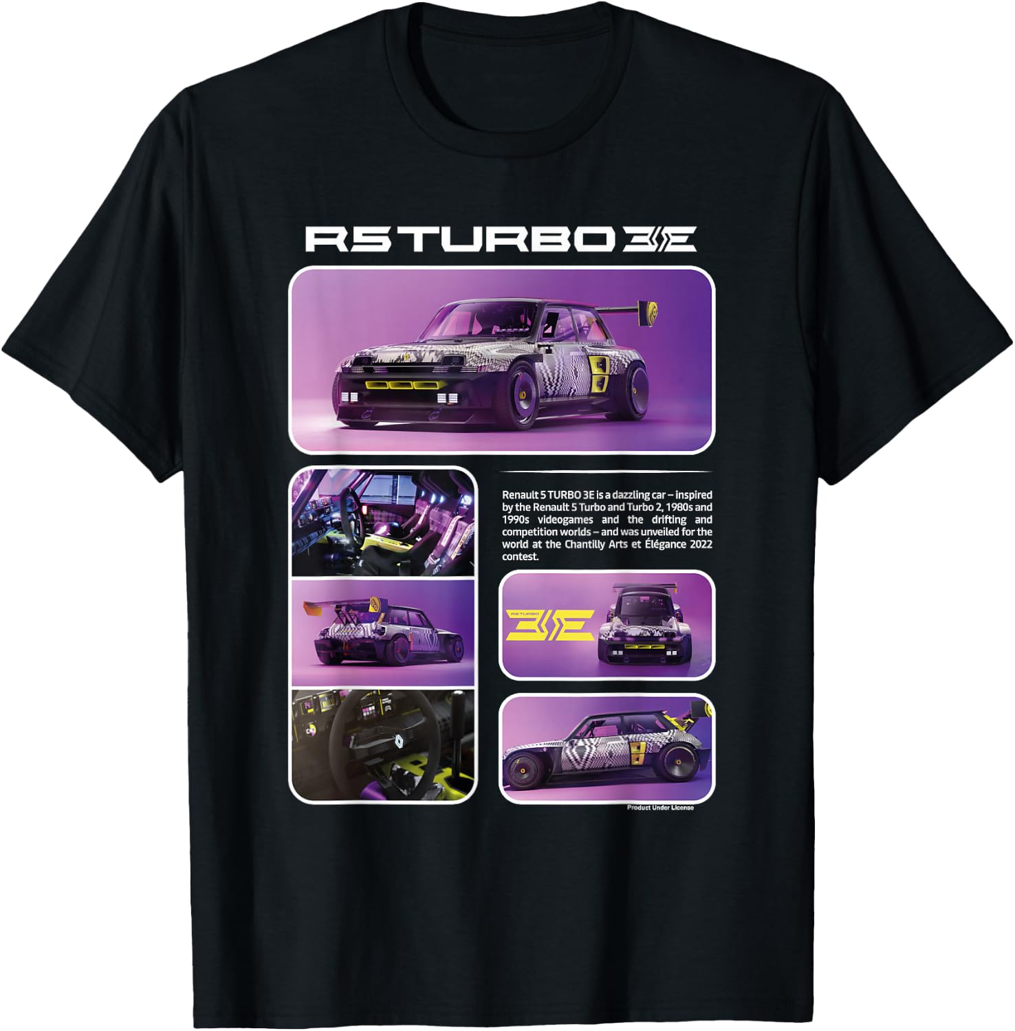 Renault R5 Turbo 3E Concept Car Electric T-Shirt - T-Shirt | Black