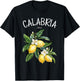Calabria Lemon Art Italian Fruit Lover Italy Vintage Italia T-Shirt - T-Shirt | Black