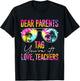 Dear Parents Tag You're It Love Teachers Tie Dye Funny Gifts Men Women T-Shirt - T-Shirt | Black