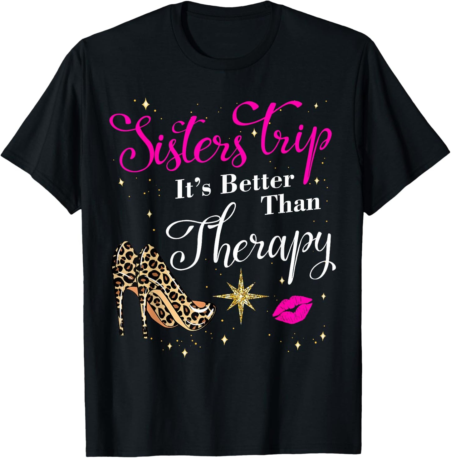 Girls Sisters Trip 2026 Nashville Las Vegas Weekend Birthday T-Shirt - T-Shirt | Black
