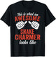 This is what an awesome Snake Charmer looks Circus T-Shirt - T-Shirt | Black