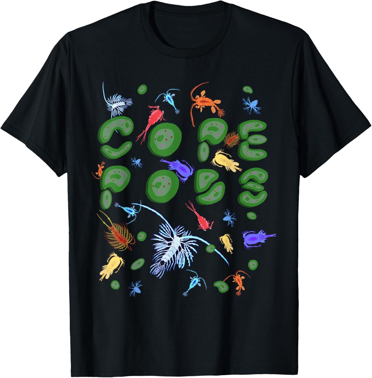 Copepod Party T-Shirt - T-Shirt | Black