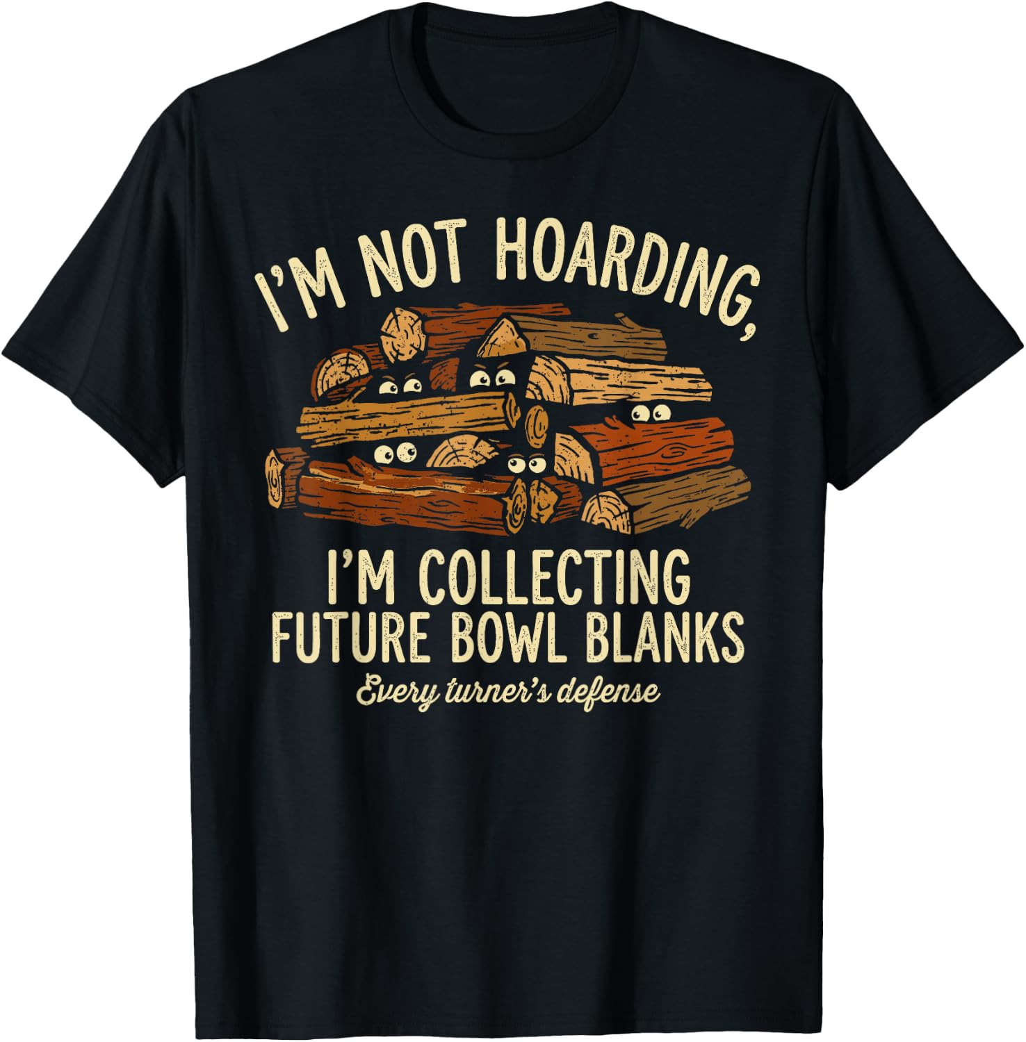 Im Not Hoarding Im Collecting Future Bowl Blanks Quote T-Shirt - T-Shirt | Black