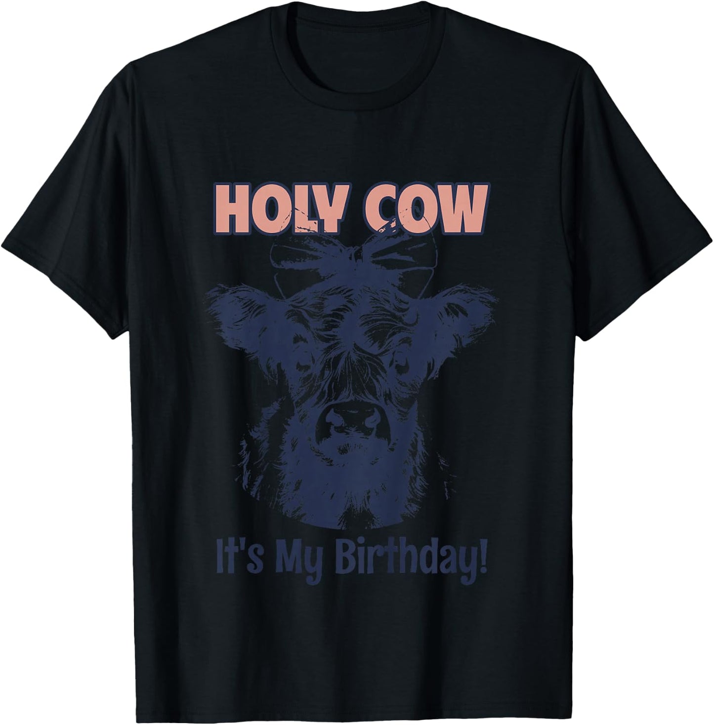 Bday Moo Kids T-Shirt - T-Shirt | Black