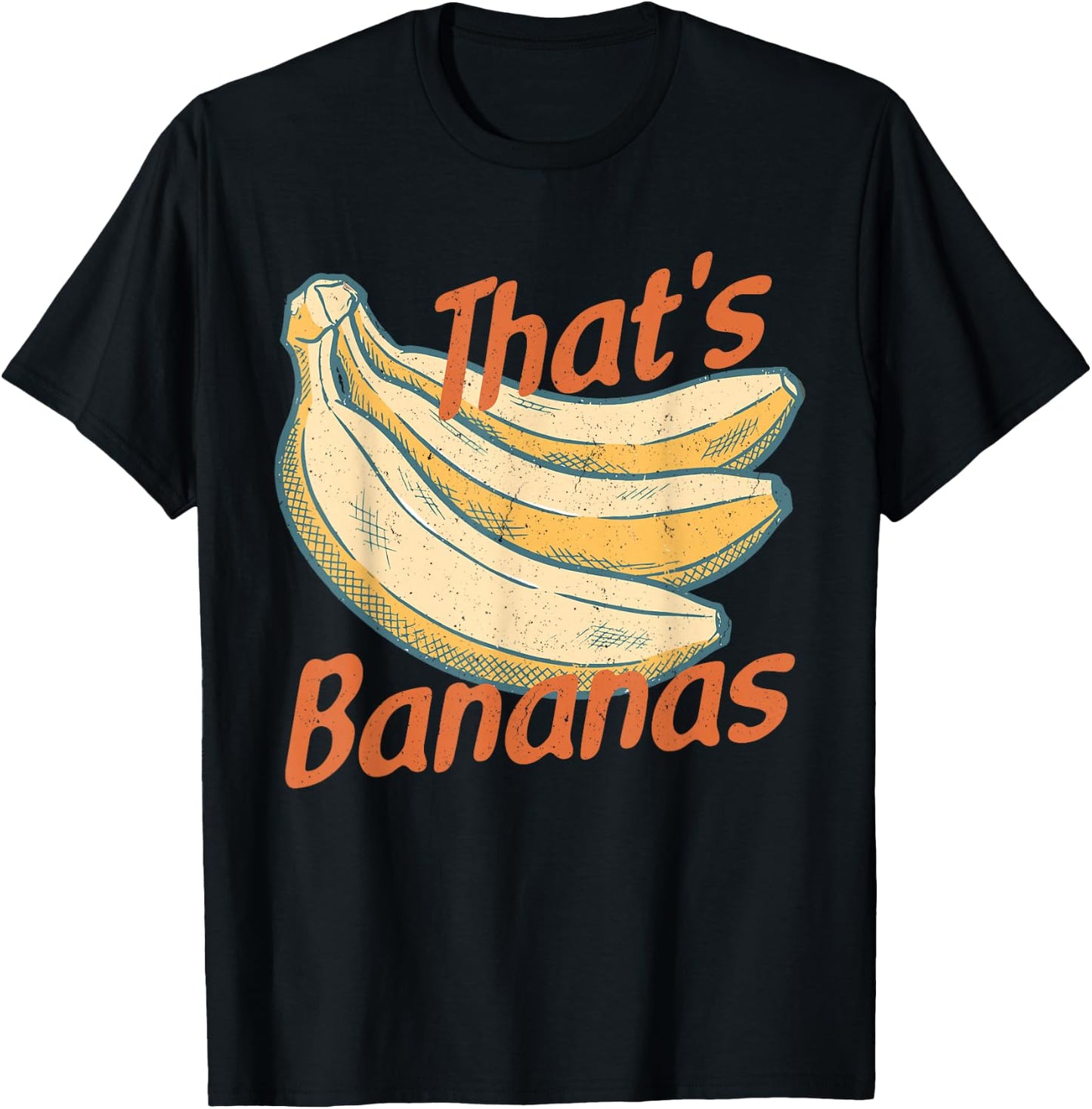 That's Bananas Funny Banana Women Kids T-Shirt - T-Shirt | Black