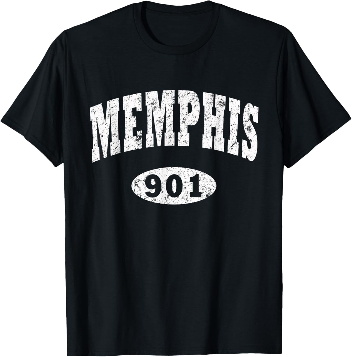 Memphis Shirt. Area Code 901 . Vintage Memphis T-Shirt - T-Shirt | Black