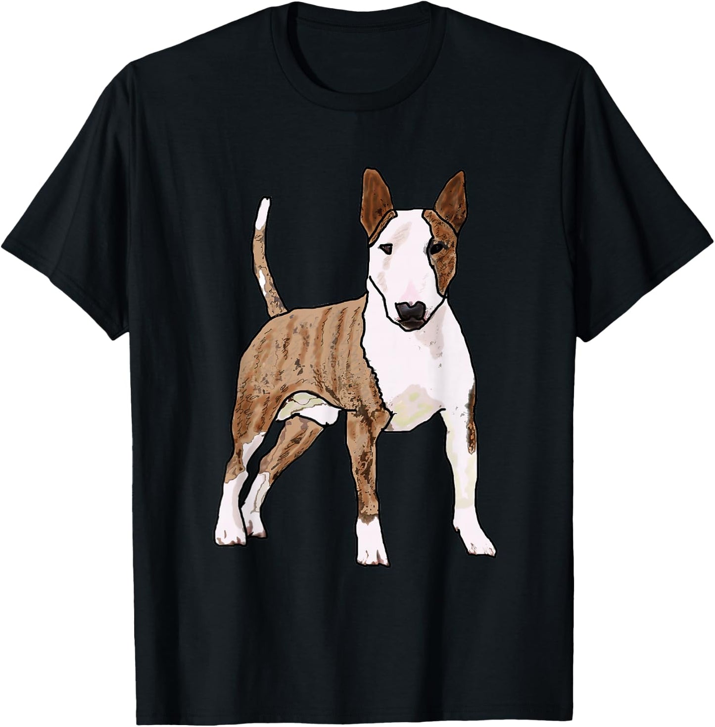 Mark Ewbie Designs English Bull Terrier -Kids Black Small Classic Fit Short Sleeve T-Shirt - T-Shirt | Black