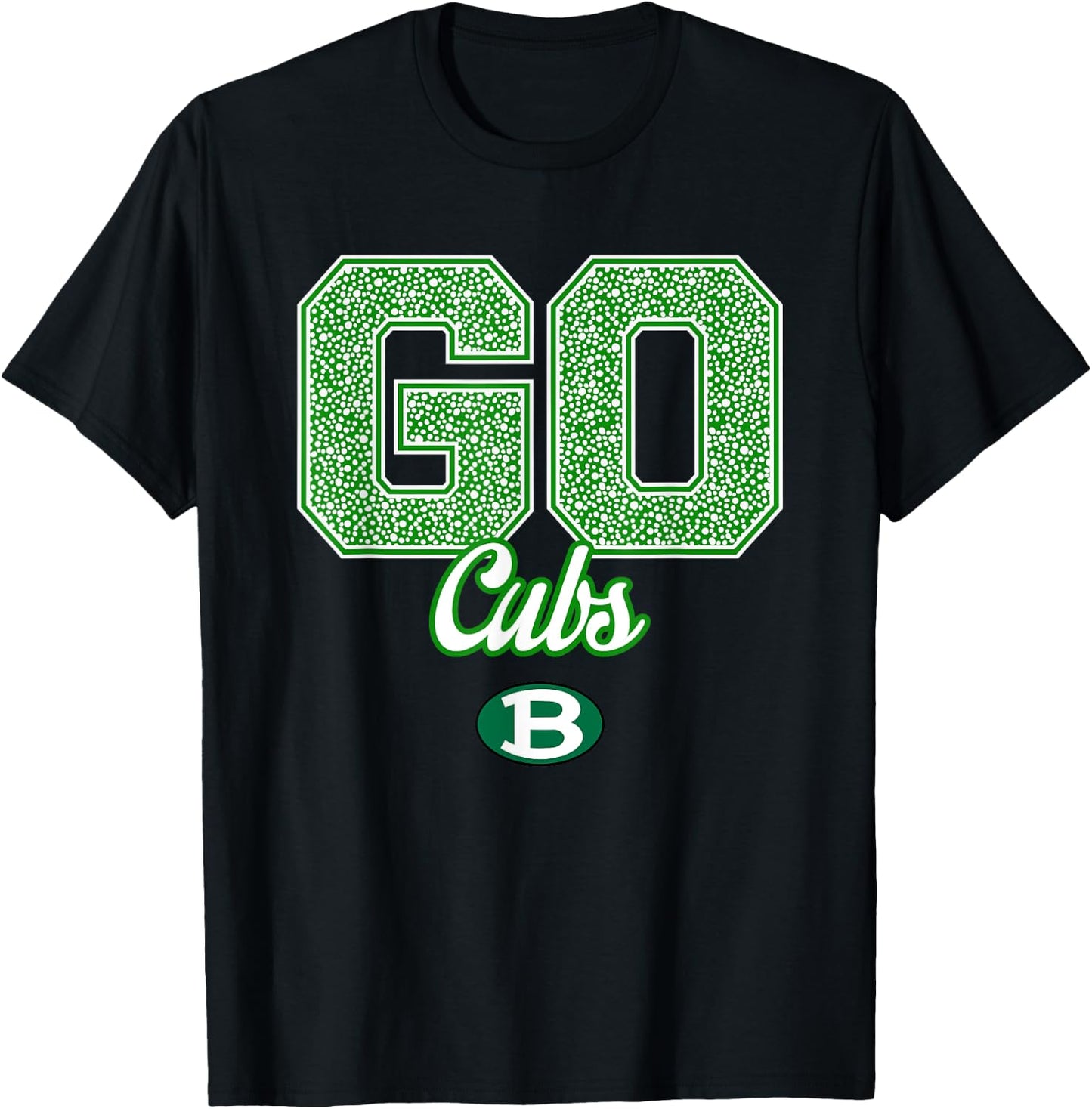 Brenham Cubs Logo GO! School Pride HS T-Shirt - T-Shirt | Black
