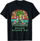 Funny Broccoli Running Cartoon Athletic T-Shirt - T-Shirt | Black
