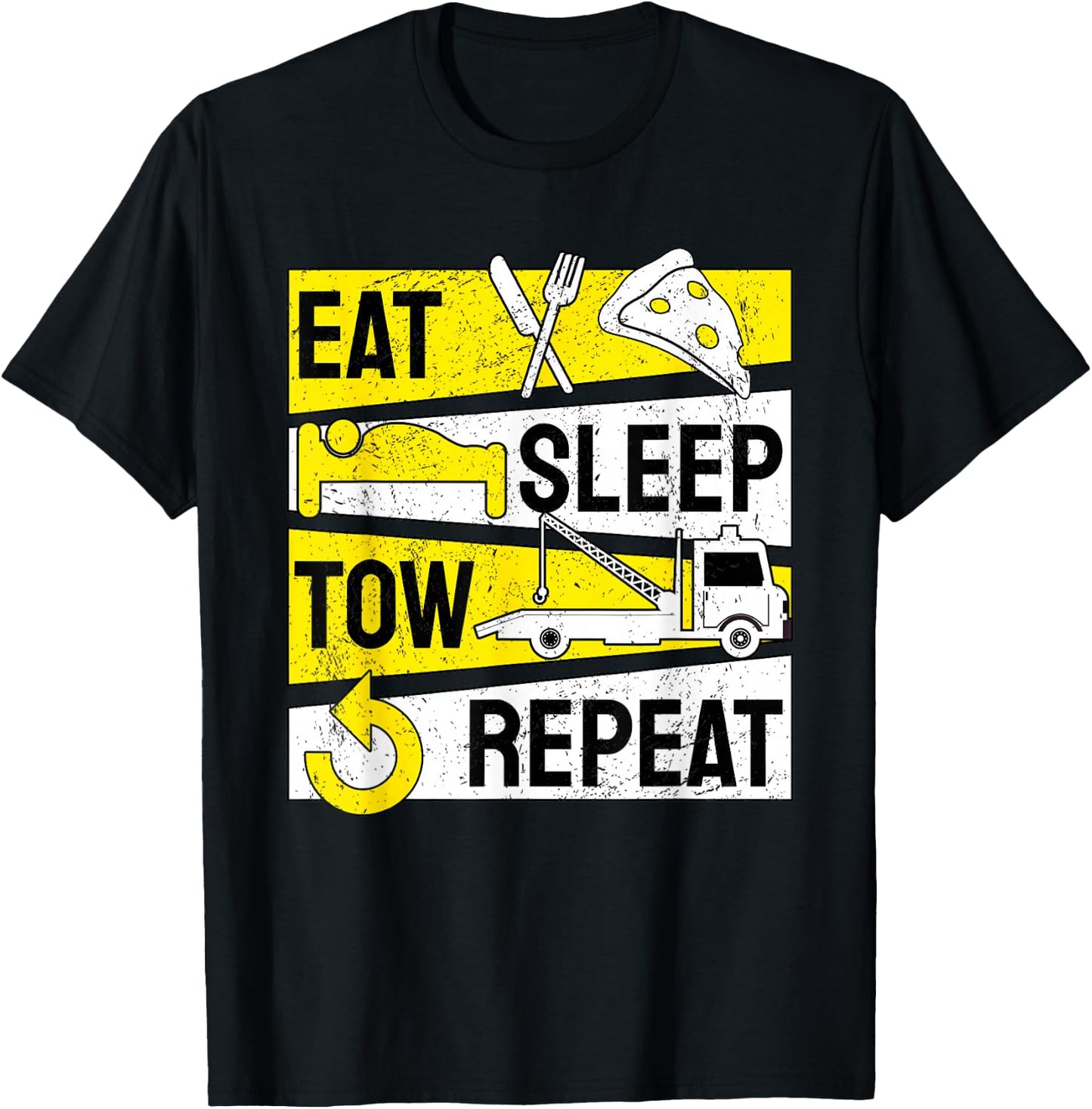 Abschlepper Abschleppdienst Abschleppwagenfahrer T-Shirt - T-Shirt | Black