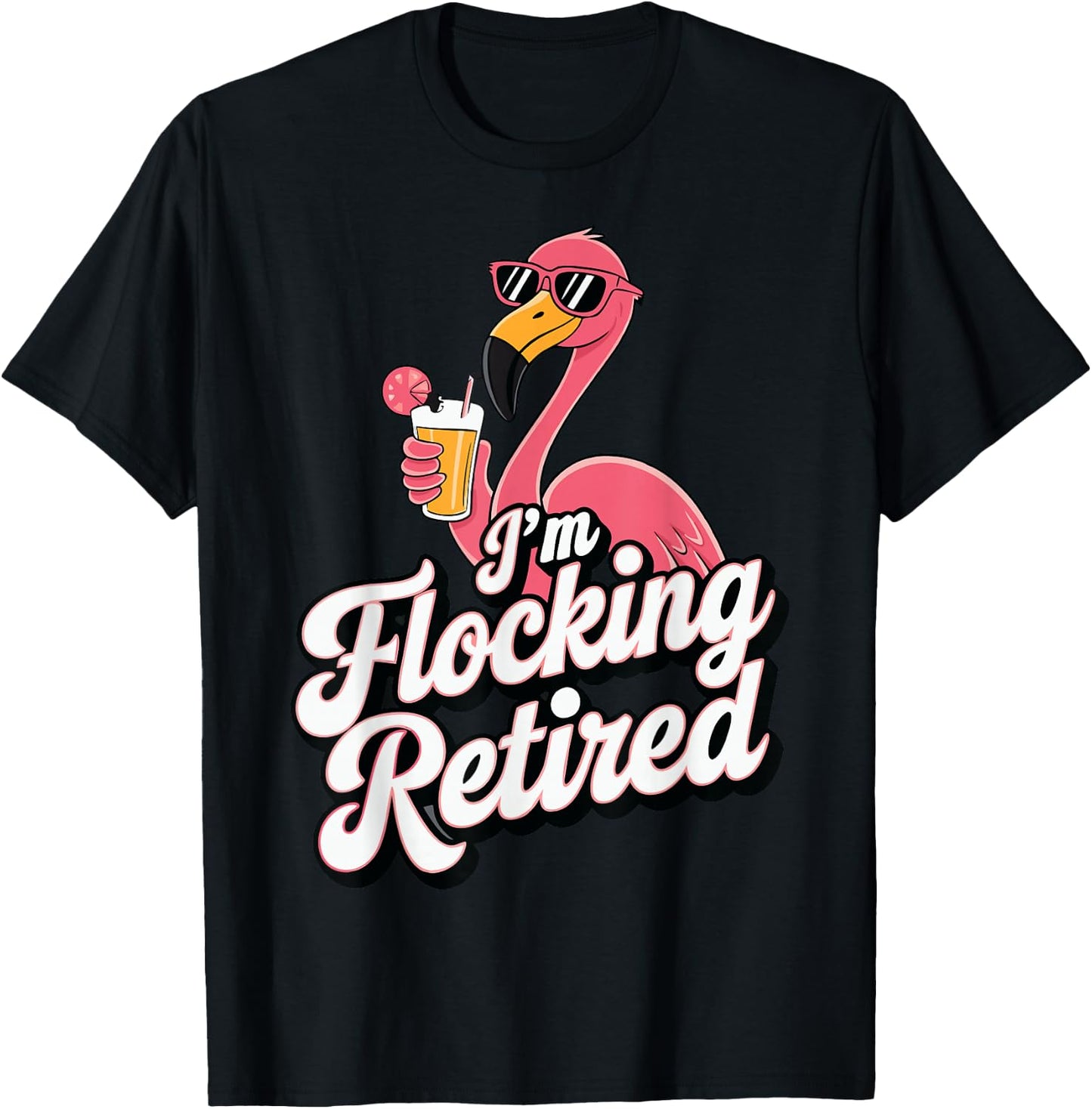 Flamingo Im Flocking Retired T-Shirt - T-Shirt | Black