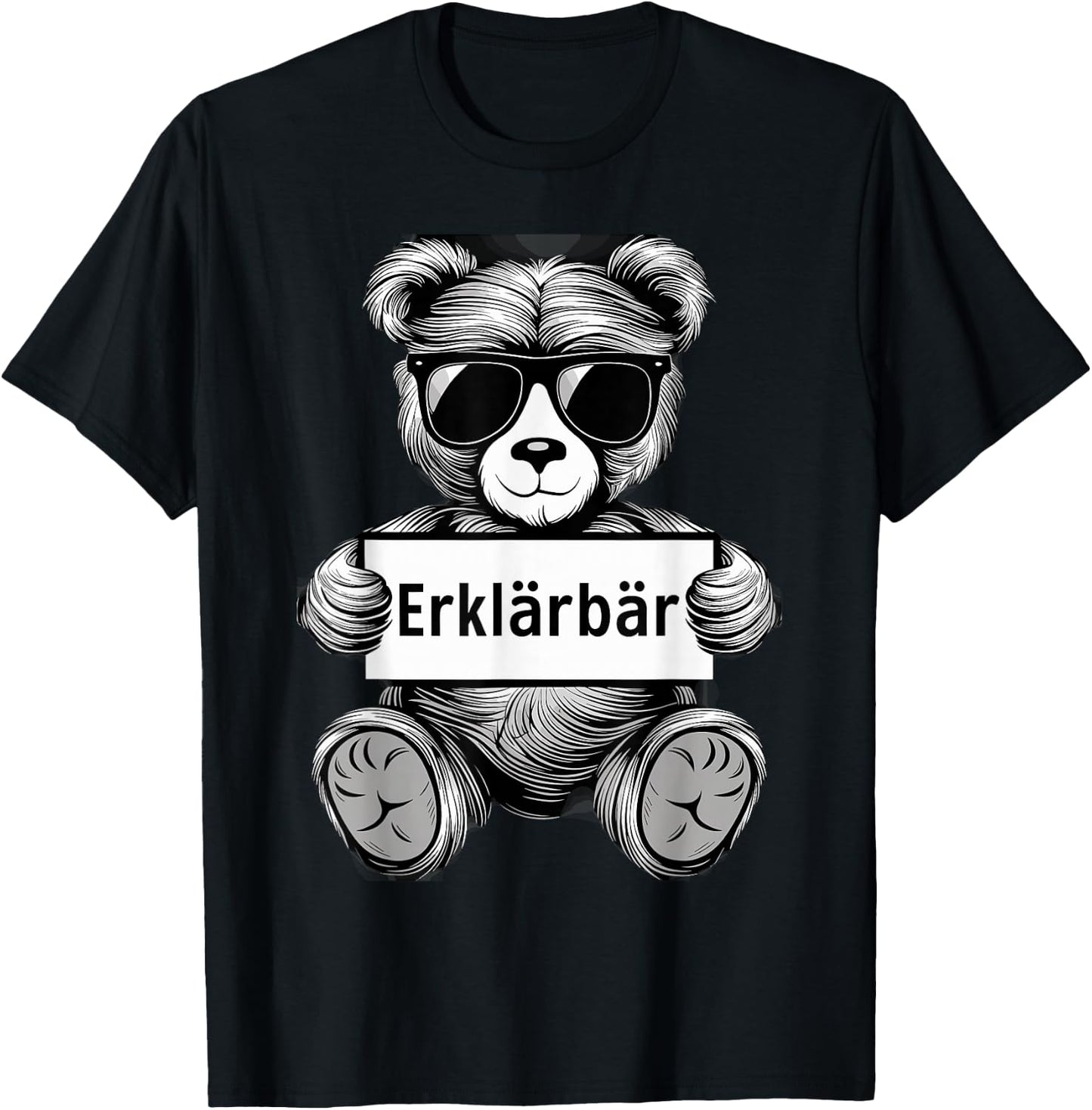 Erklärbär Lehrer Geschenk Abschiedsgeschenk Lehrerin lustig T-Shirt - T-Shirt | Black